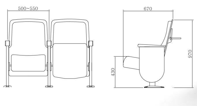 Thiết kế 2D ghế MS-719 Thiết kế 2D ghế MS-719