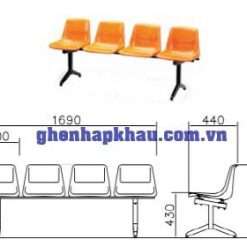 Ghế sân vận động Hanyoo H1-MS4