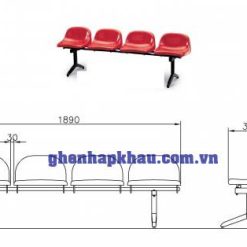 Ghế sân vận động Hanyoo H1-S4