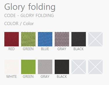 màu sắc ghế glory02