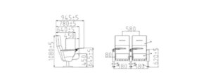 Kích thước bàn ghế hội trường, có bản vẽ kỹ thuật chi tiết 21 Kích thước ghế HJ9115