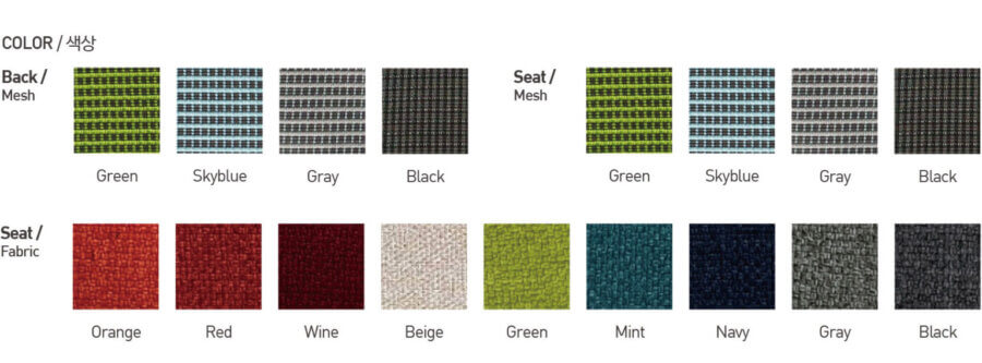 Ghế xoay văn phòng LEO 3 Bang mau LEO