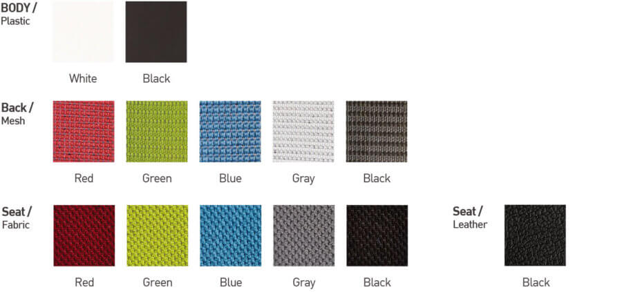 Ghế xoay văn phòng POSE 4 Bang mau POSE