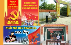 Khẩu hiệu trang trí nhà văn hóa thôn, UBND, mẫu pano đẹp 10 50 Mẫu khẩu hiệu trang trí nhà văn hóa thôn, UBND, mẫu pano đẹp
