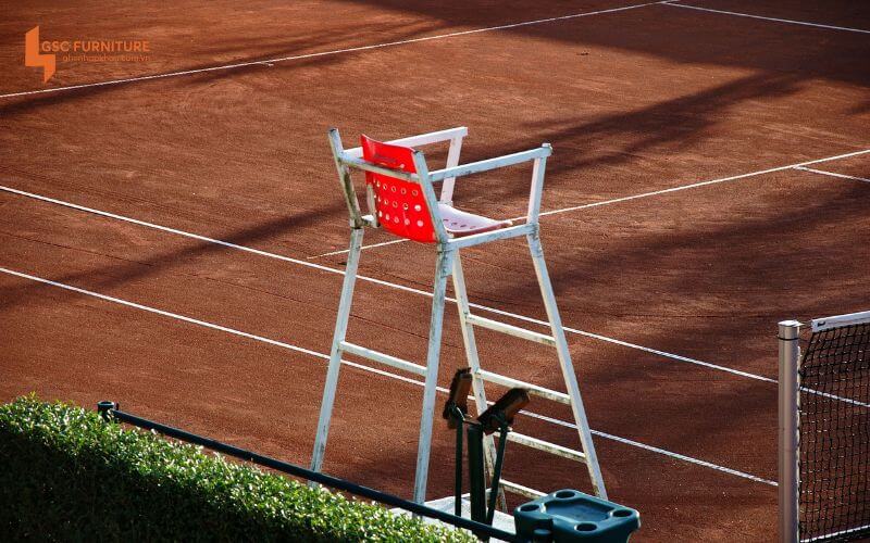 20 Mẫu ghế trọng tài Pickleball bằng nhựa, kiểu dáng đẹp 9 Ghế cho trọng tài sân Pickleball