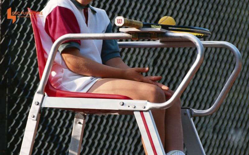 20 Mẫu ghế trọng tài Pickleball bằng nhựa, kiểu dáng đẹp 6 Ghế ngồi trọng tài Pickleball được thiết kế thời gian và thể thao