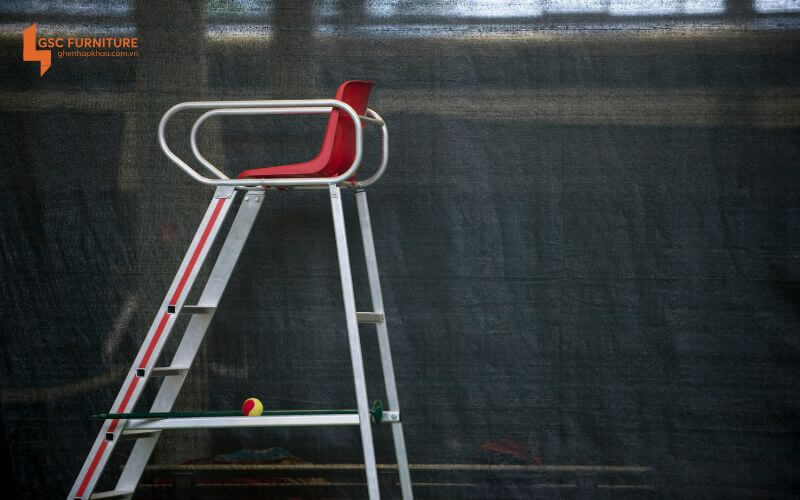 20 Mẫu ghế trọng tài Pickleball bằng nhựa, kiểu dáng đẹp 7 Ghế trọng tài sân Pickleball