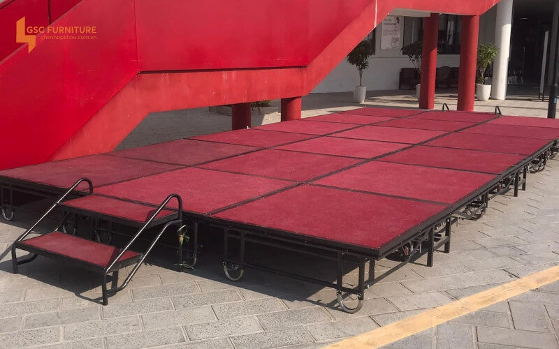 50 Mẫu bục sân khấu di động lắp ghép chất lượng cao 13 Sàn sân khấu di động lắp ghép cho chương trình thiện nguyện