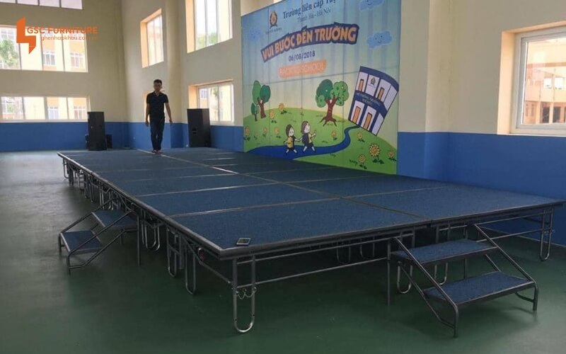 50 Mẫu bục sân khấu di động lắp ghép chất lượng cao 12 Sàn sân khấu di động tự lắp ghép