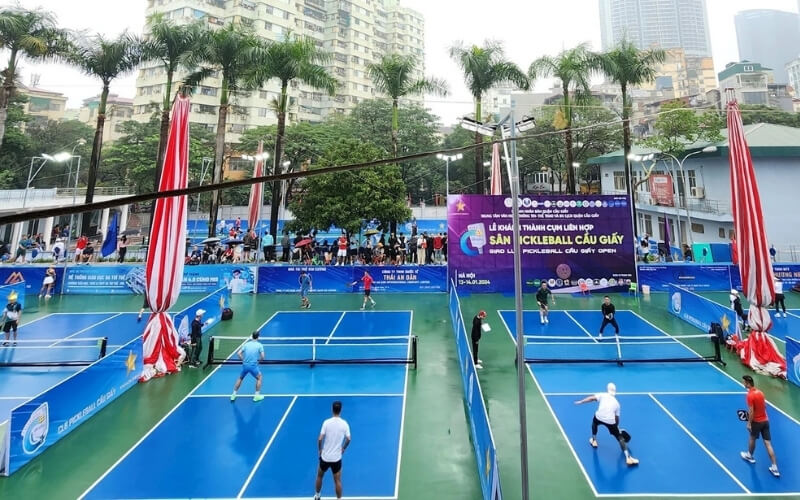 Xây dựng phong trào thể thao và giải pháp ghế sân vận động hiện đại 1 Môn thể thao hot trend Pickleball