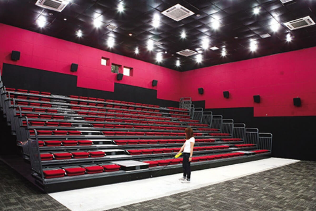 Tìm hiểu về ghế khán đài Telescopic Seating nhập khẩu Hàn Quốc 30 Hệ thống sàn đa năng điều khiển bằng Module điện