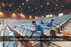 Hướng dẫn bảo quản, vệ sinh ghế hội trường luôn như mới 1 Hướng dẫn bảo quản - vệ sinh ghế hội trường