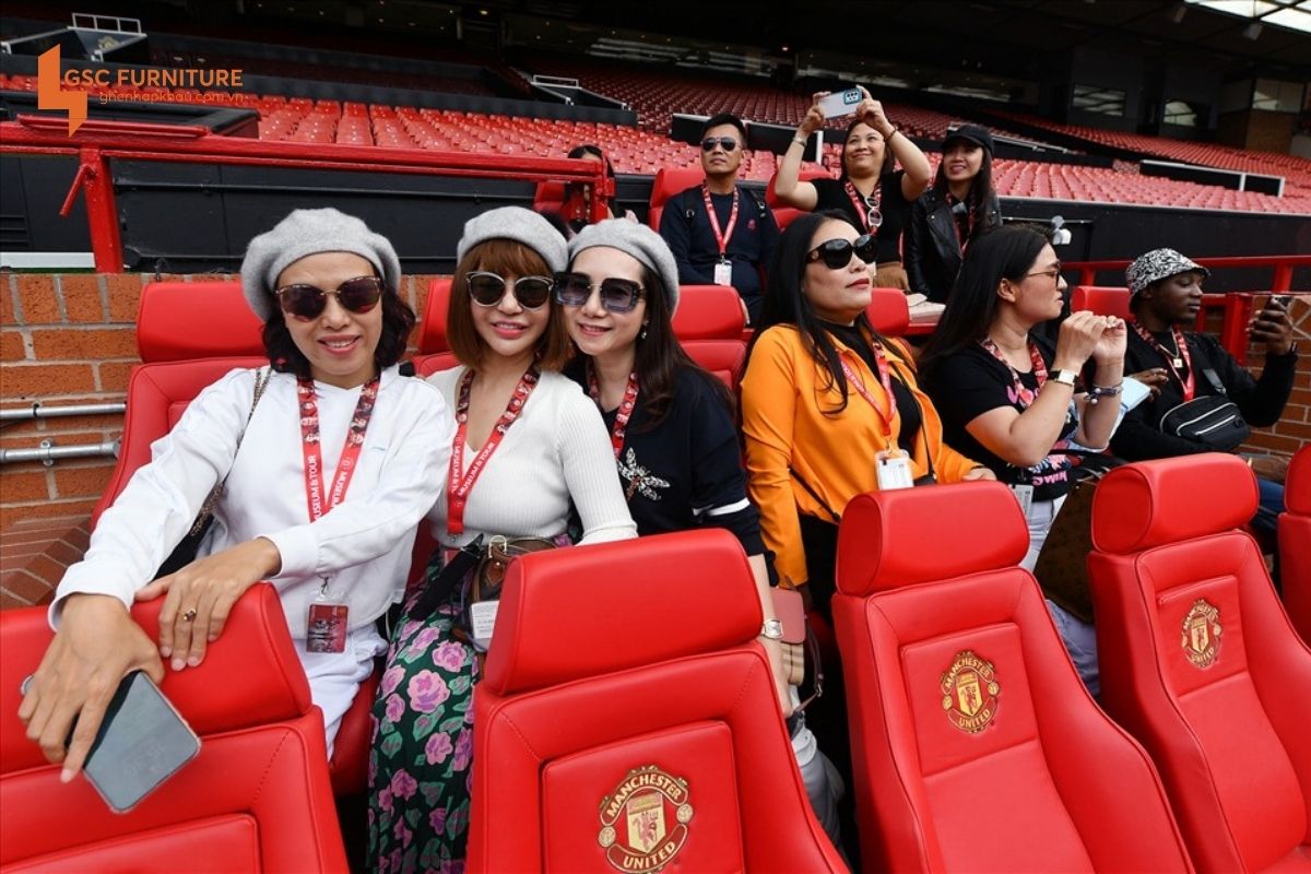 Ghế khu vực VIP của sân vận động Old Trafford