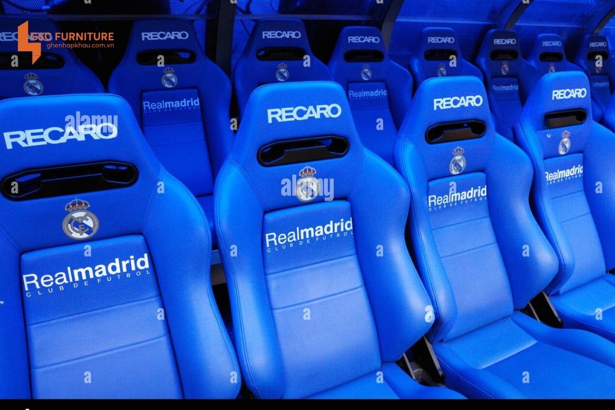 Khu ghế VIP bên trong sân vận động Santiago Bernabéu
