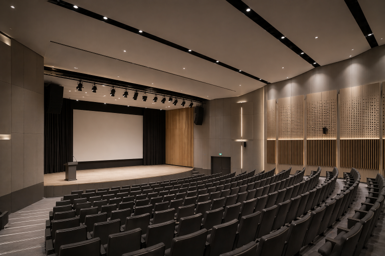 bí quyết tiêu âm hội trường