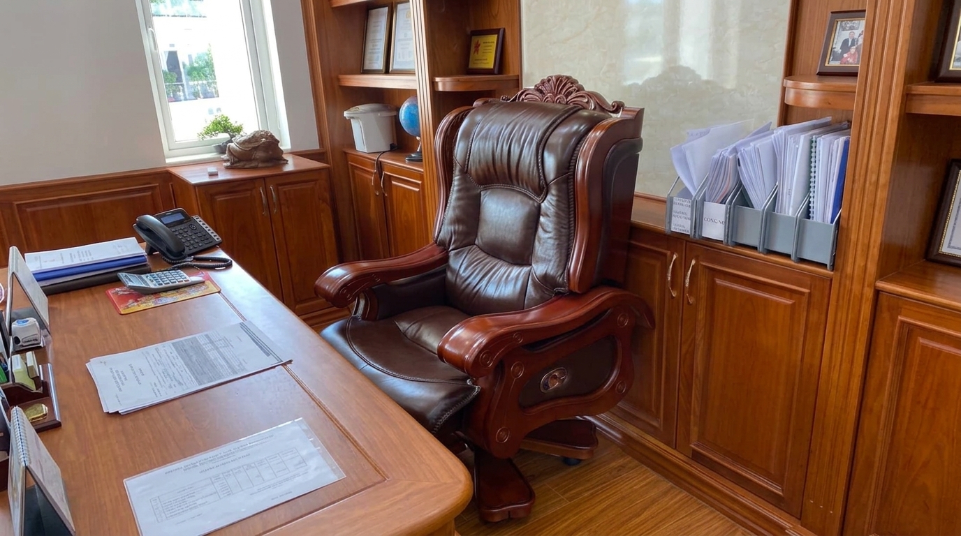 Ghế giám đốc da thật