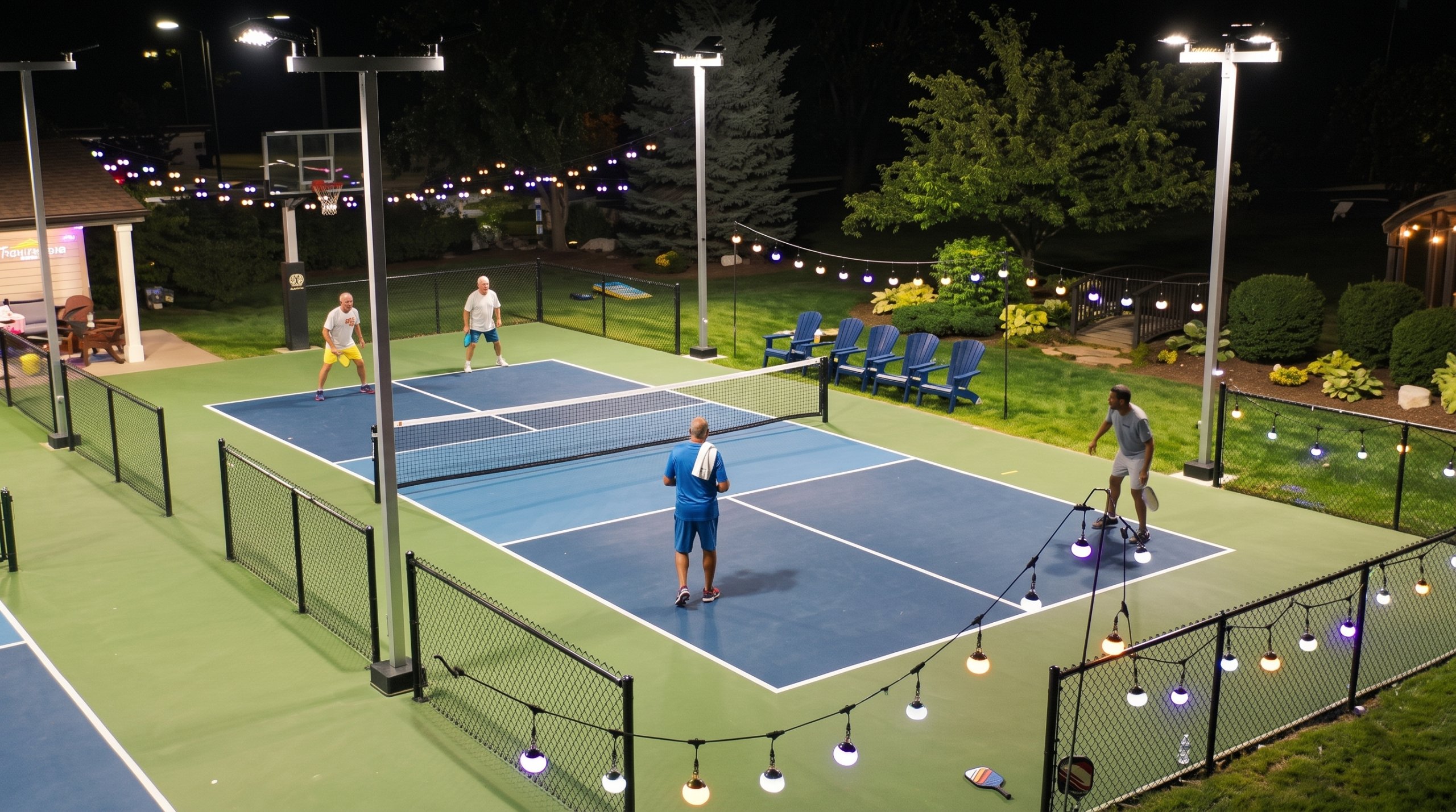 Sân Pickleball ngoài trời