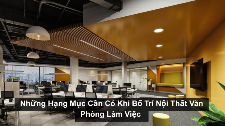 Bố trí nội thất văn phòng