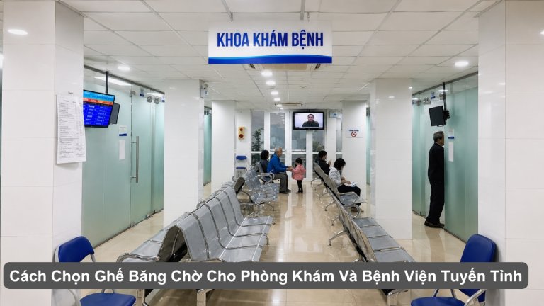 Ghế băng chờ phòng khám và bệnh viện