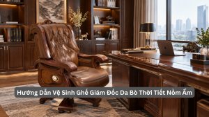 Hướng dẫn vệ sinh ghế giám đốc da bò