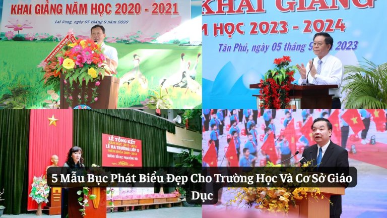 Bục phát biểu đẹp cho hội trường trường học